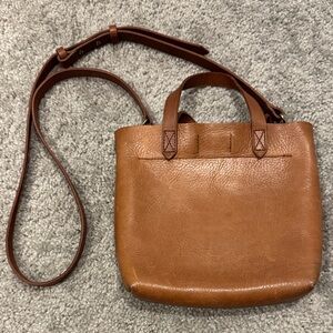 Madewell Brown Leather Tote Bag